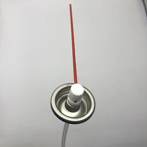 Carburetor cleaner aerosol can nozzle mechanism